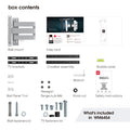 One For All Ultra Slim TV Wall Mount, 32-77", 6° Tilt & 180° Turn