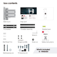 One For All Ultra Slim TV Wall Mount, 32-77", 6° Tilt & 180° Turn