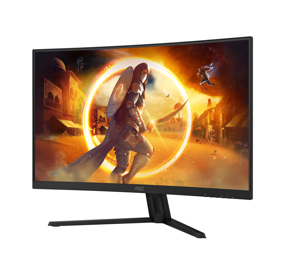 AOC AGON CQ32G4VE 32" QHD 180Hz Curved VA Gaming Monitor - on-screen visual