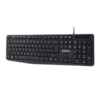 Groov-e Wired Keyboard Black - official product image