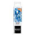 Sony MDR-E9LP Wired Earbuds - Blue - retail packaging view