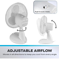 9” 2 Speed Cooling Fan | 373618 Euronics Ireland Fan Euronics Ireland