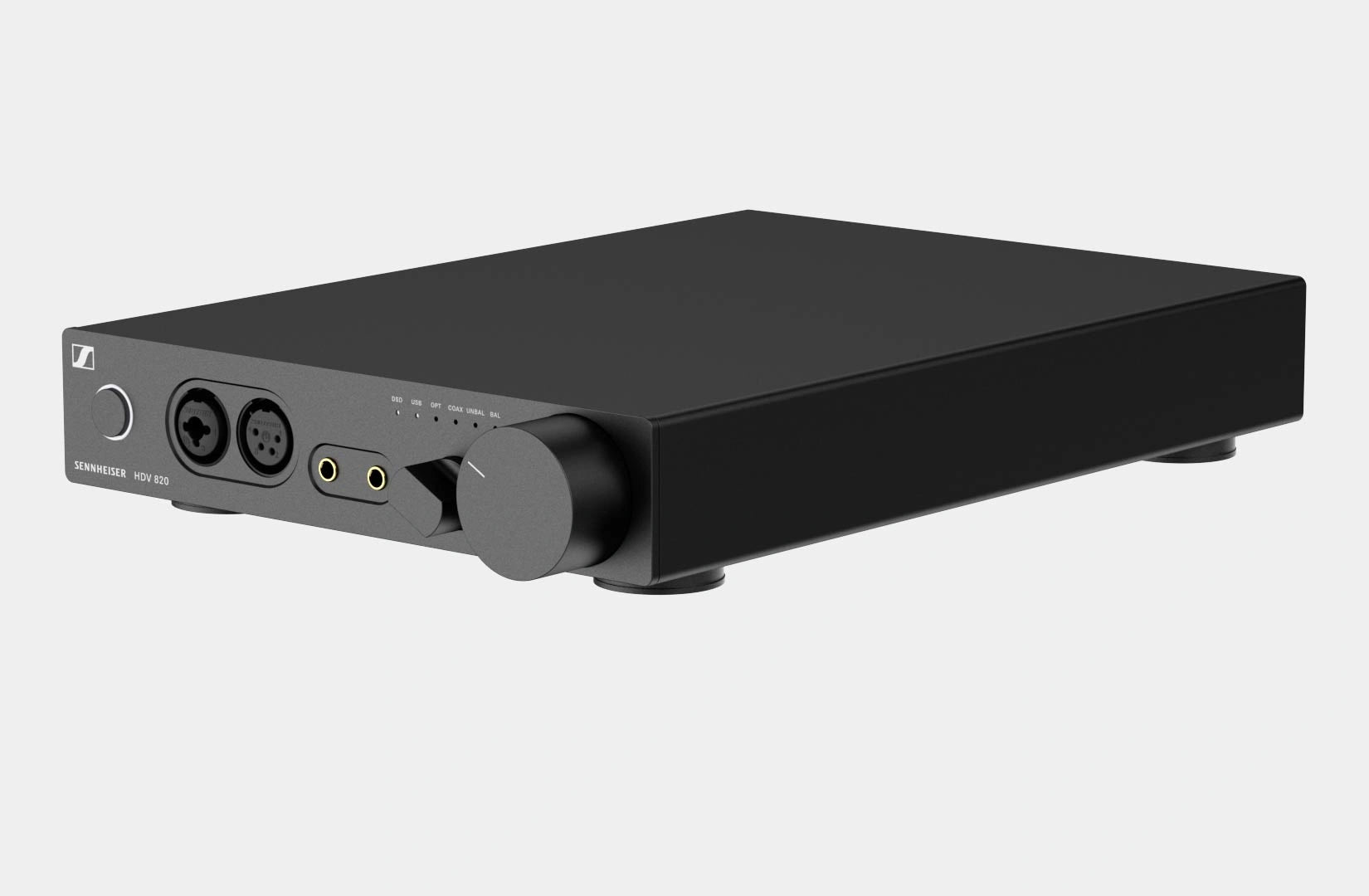 Sennheiser HDV 820 Headphone Amplifier — 3/4 angle, alternate lighting