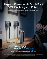 Anker Prime 26K 300W Power Bank, Black - official product image