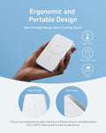 Anker MagGo 10K Magnetic Wireless Power Bank, White - official product image