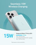 Anker MagGo 10K Magnetic Wireless Power Bank, White - official product image