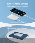 Anker MagGo 10K Magnetic Wireless Power Bank, White - official product image