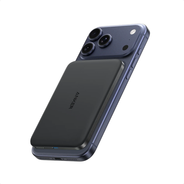 Anker Nano 5K Slim Magnetic Power Bank, Black - official product image