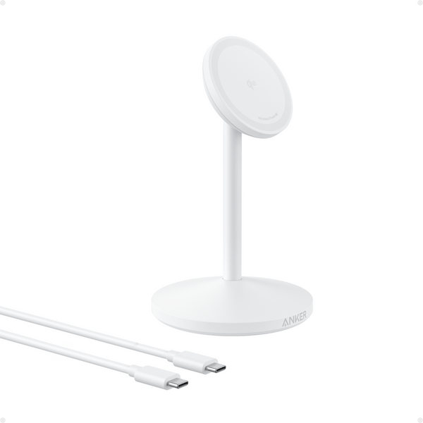 Anker MagGo Wireless Charging Stand, White - official product image