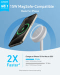 Anker MagGo Wireless Charging Stand, White - official product image