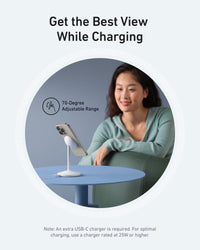 Anker MagGo Wireless Charging Stand, White - official product image