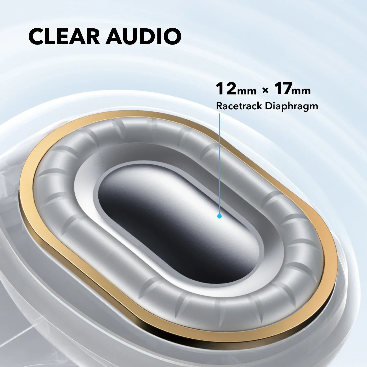 soundcore C40i Open-Ear Earbuds, Golden - official product image