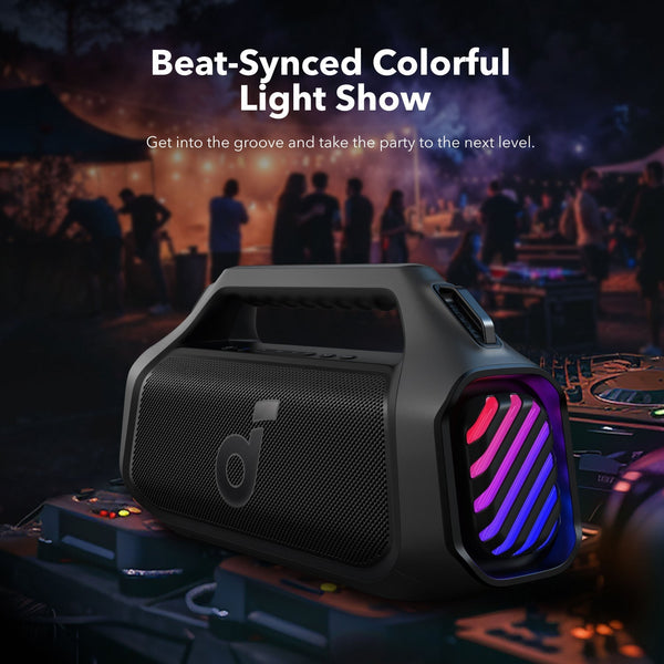soundcore Boom 2 Plus Bluetooth Speaker, Phantom Black - official product image