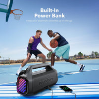 soundcore Boom 2 Plus Bluetooth Speaker, Phantom Black - official product image