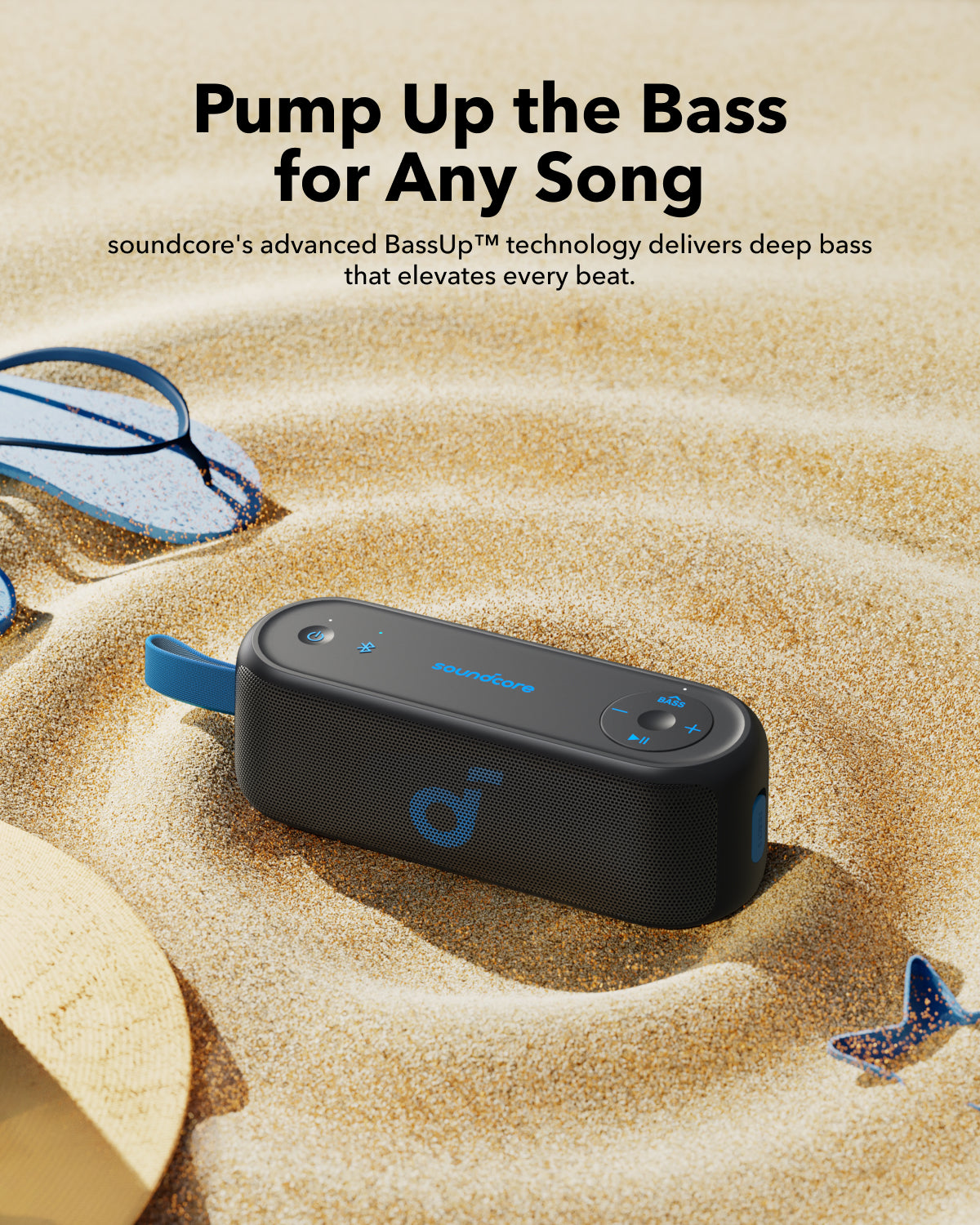 soundcore Select 3 Bluetooth Speaker, Black - official product image