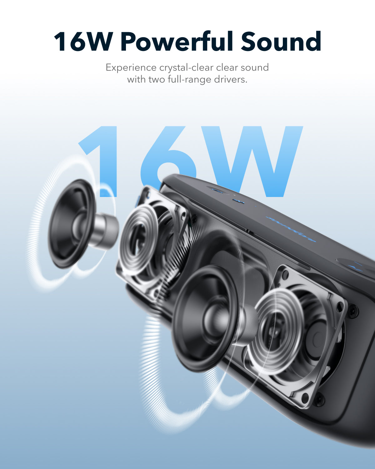 soundcore Select 3 Bluetooth Speaker, Black - official product image