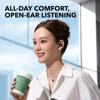 soundcore AeroFit 2 Open-Ear Earbuds, White - official product image