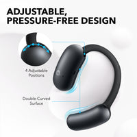 soundcore AeroFit 2 Open-Ear Earbuds, Black - official product image