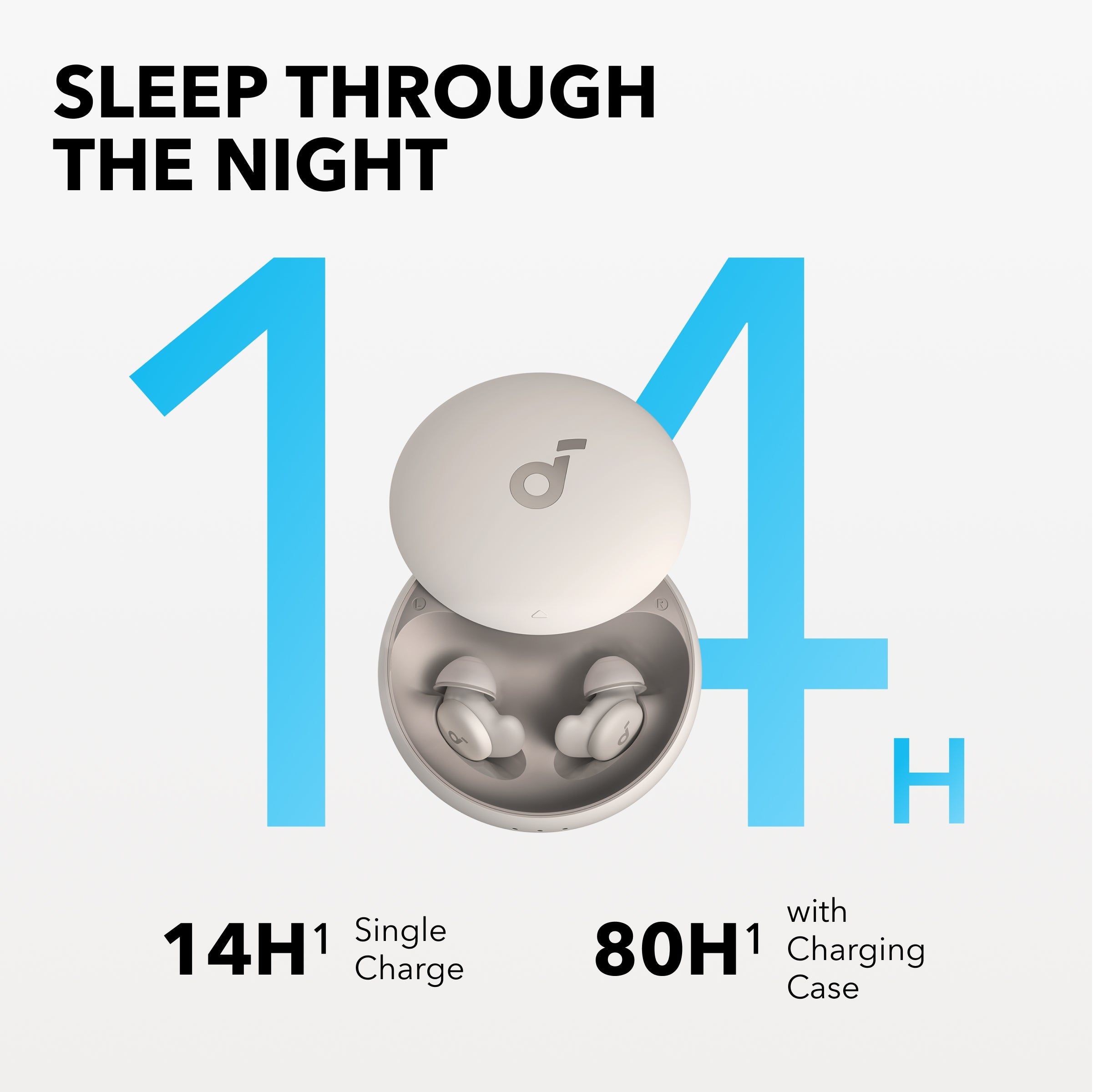 Soundcore Sleep A20 Wireless Sleep Earbuds – Slumber Beige