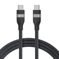 Anker 240W USB-C to USB-C 1.8m Upcycled-Braided Cable, Black - official product image
