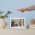 Aura Carver 10.1" Digital Photo Frame – Clay with Mat | AF905-MWHT