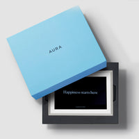 Aura Carver 10.1" Digital Photo Frame – Clay with Mat | AF905-MWHT