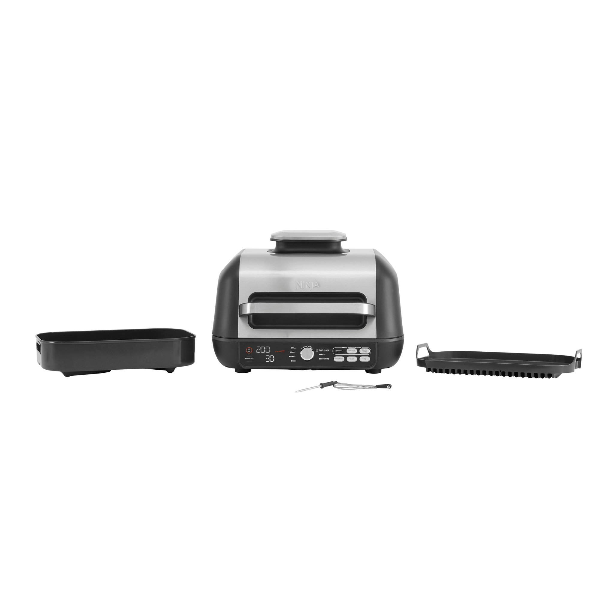 Ninja Foodi MAX PRO Health Grill, Flat Plate & Air Fryer Black product image