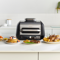 Ninja Foodi MAX PRO Health Grill, Flat Plate & Air Fryer Black product image