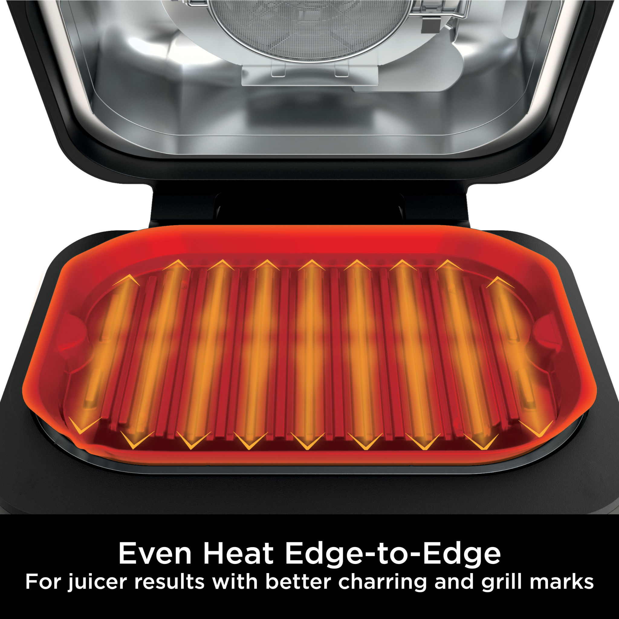 Ninja Foodi MAX PRO Health Grill, Flat Plate & Air Fryer Black product image