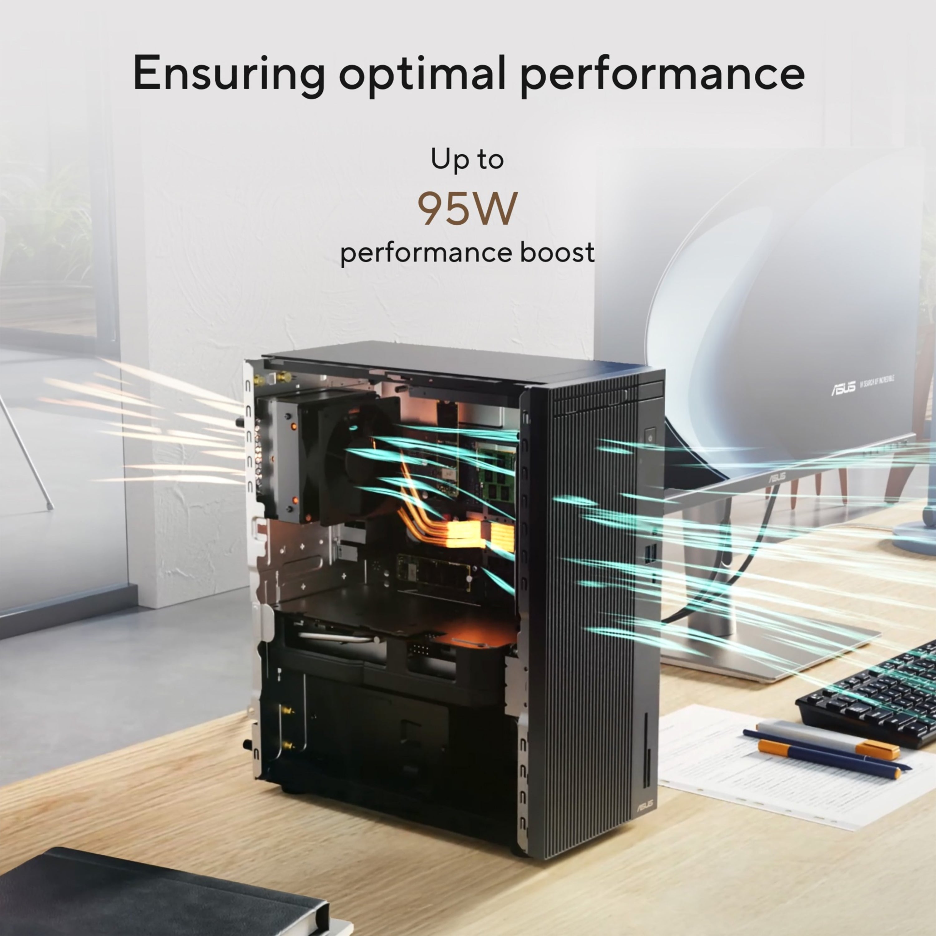 ASUS V500 Mini Tower desktop PC in Grey