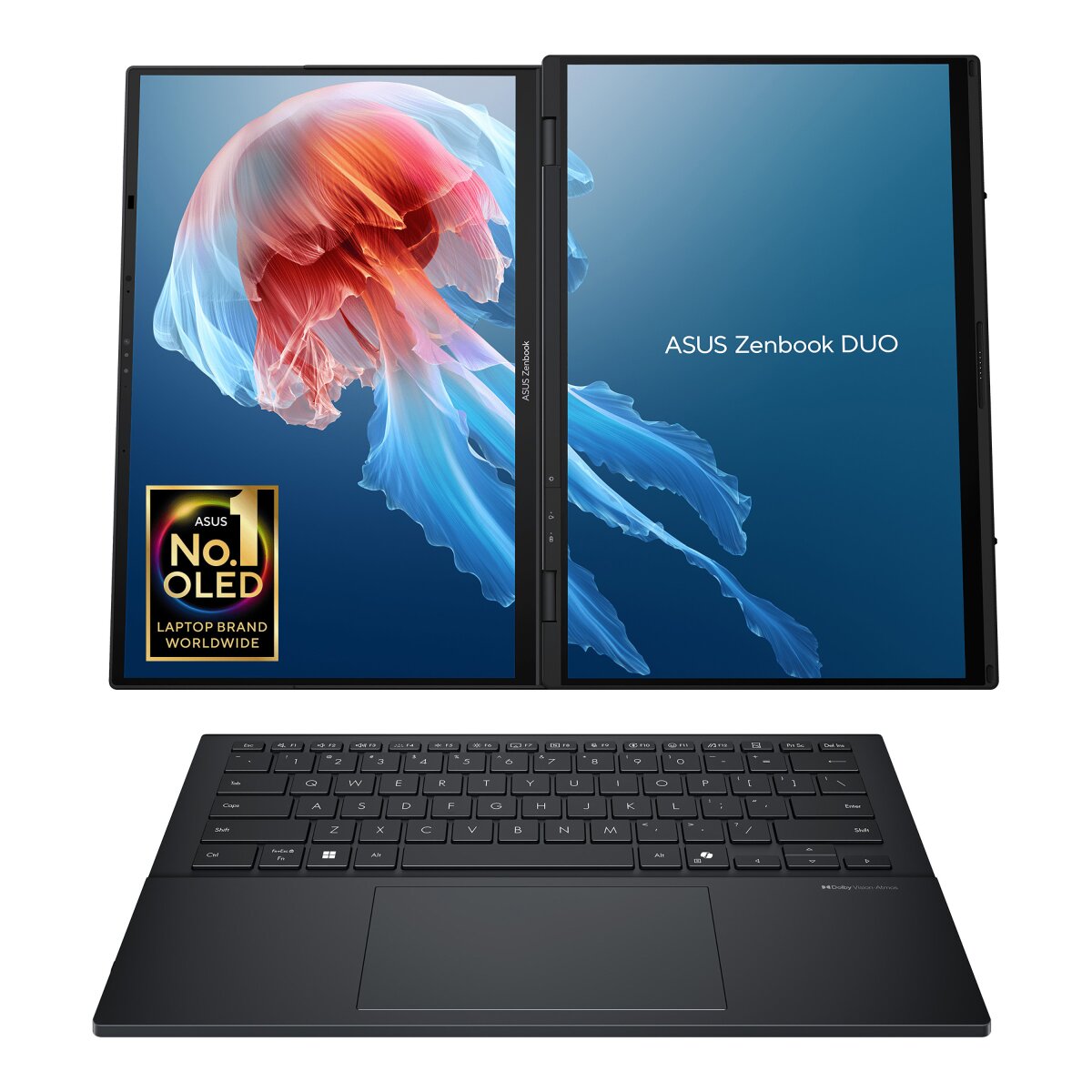 ASUS Zenbook Duo- 32GB RAM, 2TB SSD, Intel Core Ultra 9, 14" 3K OLED Dual-Screen Laptop | UX8406CA-PZ134W Asus Laptop Euronics Ireland