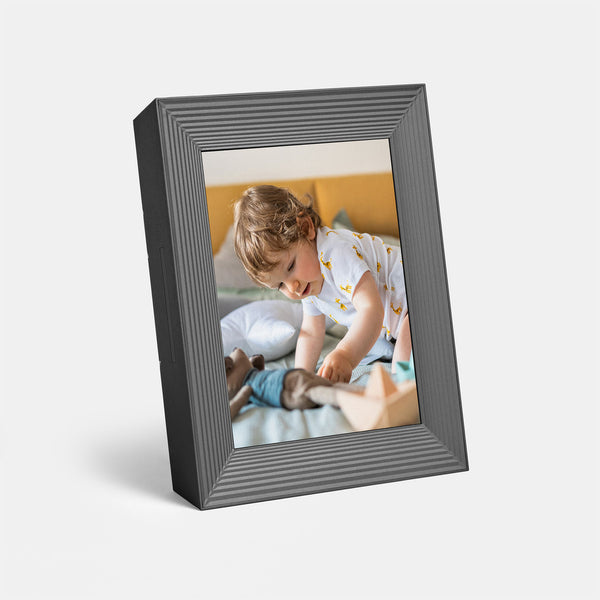 AURA Mason Luxe 9.7" Wifi Digital Photo Frame 2K Display - Pebble | UKA700-BLK