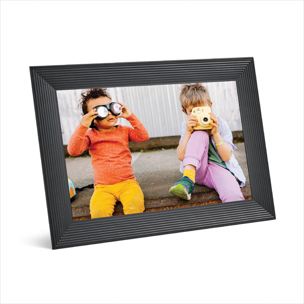 AURA Carver 10.1" WiFi Digital Photo Frame - Gravel | UKA900-BLK