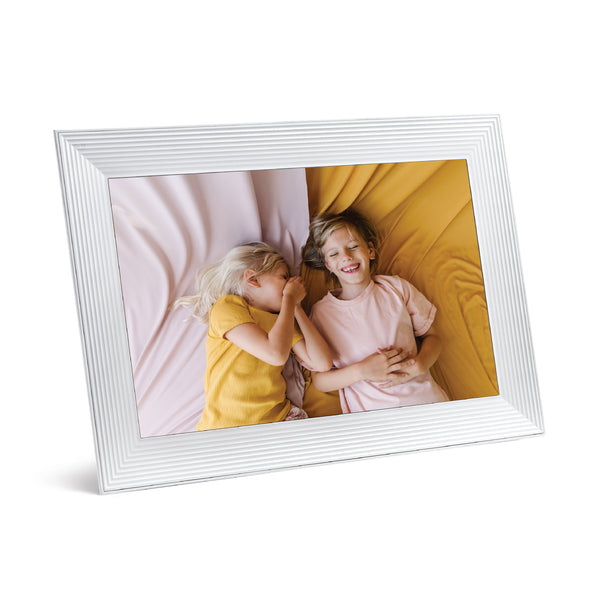 AURA Carver 10.1" WiFi Digital Photo Frame - Seasalt | UKA900-WHT