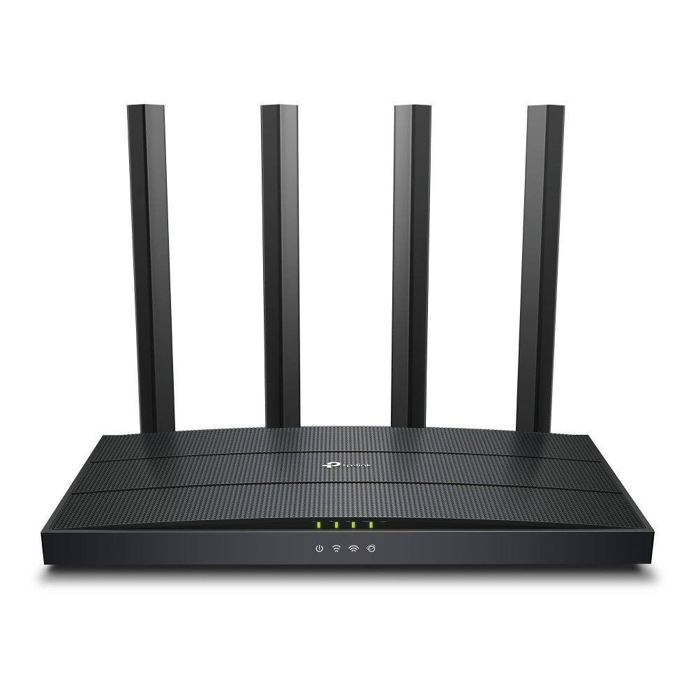 TP-Link Archer AX12 Wi-Fi 6 router — front angle view