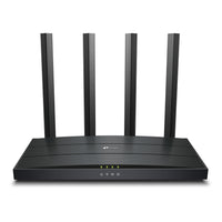 TP-Link Archer AX12 Wi-Fi 6 router — front angle view