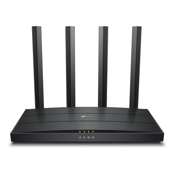 TP-Link Archer AX12 Wi-Fi 6 router — front angle view
