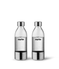 Aarke Small PET Water Bottle for Carbonator 3, 650ml, 2-Pack — two bottles shown side by side
