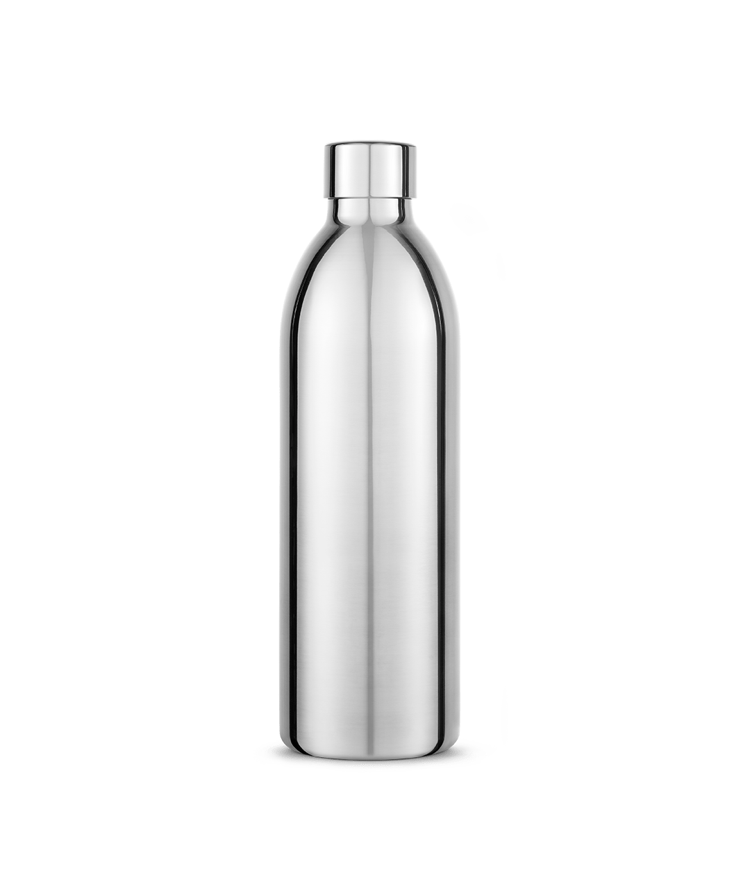 Aarke To-Go Bottle for Carbonator 3, 1L, Stainless Steel — front view