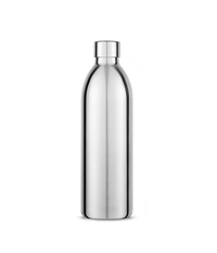 Aarke To-Go Bottle for Carbonator 3, 1L, Stainless Steel — front view