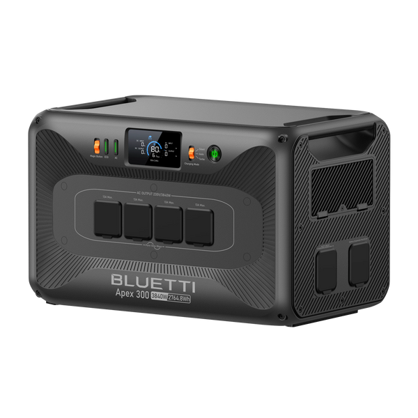BLUETTI Apex 300 2,764.8Wh 3,840W Portable Power Station - angled front view