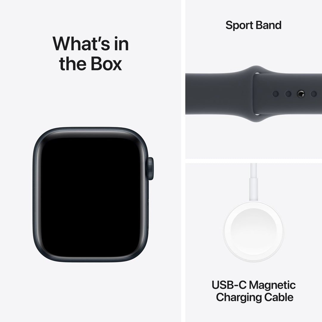Apple Watch SE GPS 44MM Midnight Aluminium Case with Midnight Sport Band - M/L | MXEK3QA/A Apple Smartwatch Euronics Ireland