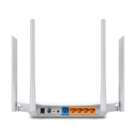 TP-Link Archer C50 — rear view showing LAN/WAN ports