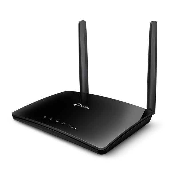 TP-Link Archer MR200 — three-quarter angle view