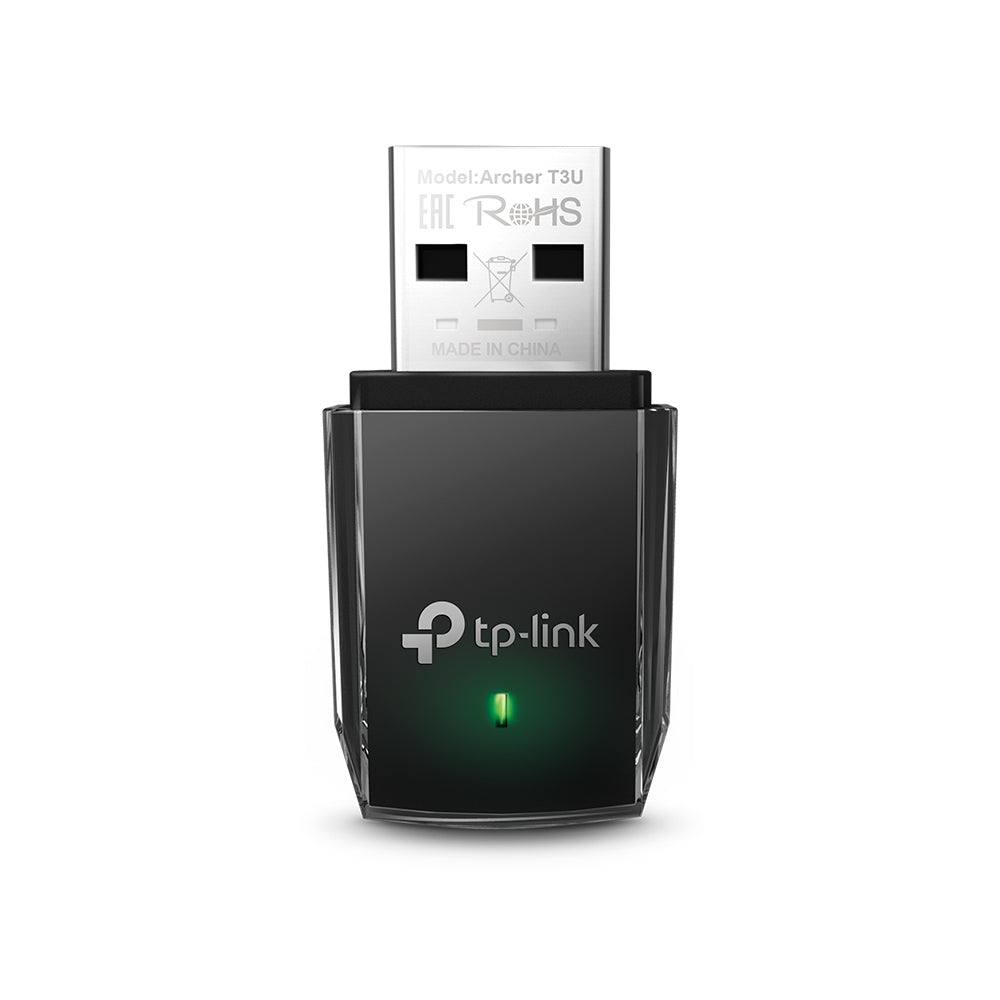 TP-Link Archer T3U AC1300 Mini Wireless MU-MIMO USB Adapter — product view showing model label