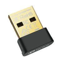 TP-Link Archer TX10UB Nano AX900 Nano Dual Band Wi-Fi 6 Bluetooth 5.3 USB Adapter — angled view showing model label on back
