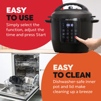 Instant Pot Classic 5.7L Multi‑Cooker 7‑in‑1 – Black