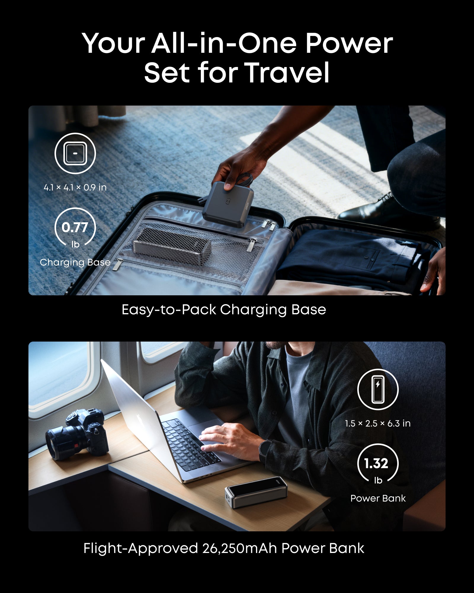 Anker Prime 26K 300W Power Bank, Black - official product image