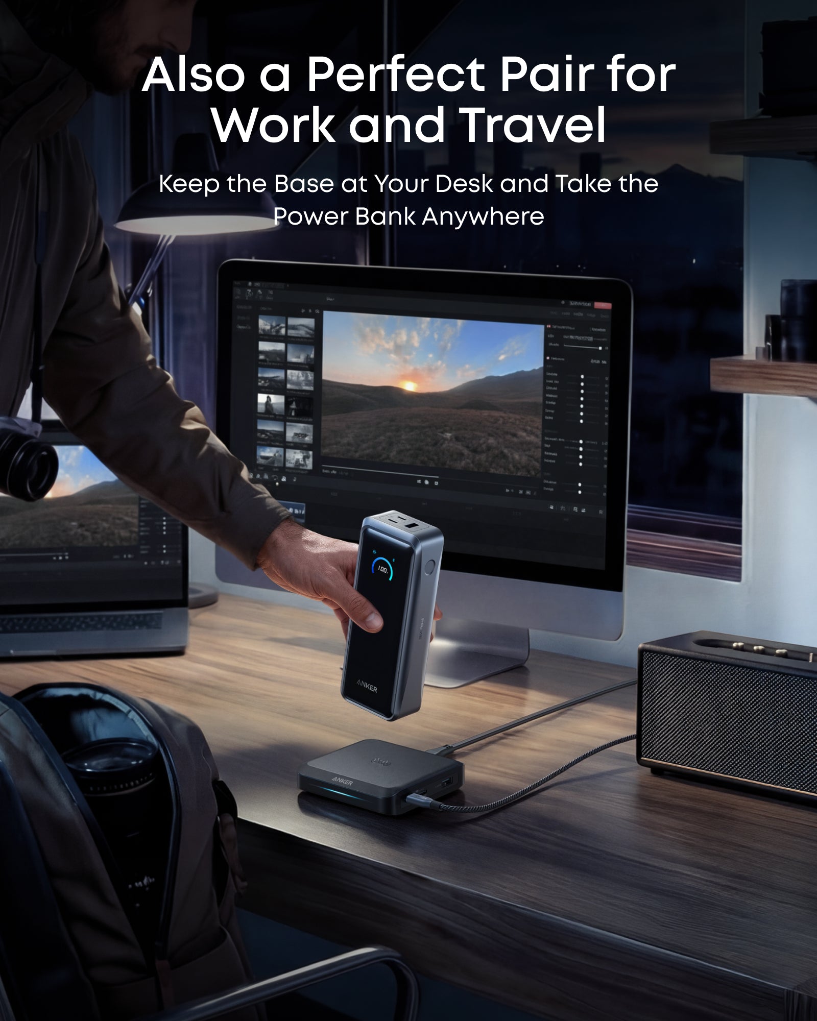 Anker Prime 26K 300W Power Bank, Black - official product image