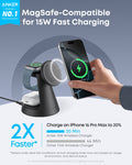 Anker MagGo 3-in-1 Wireless Charging Station, Black - official product image